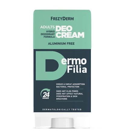 Дезодорант для взрослых Frezyderm Dermofilia 24 часа в форме крема без алюминия, 40 мл: цены и характеристики