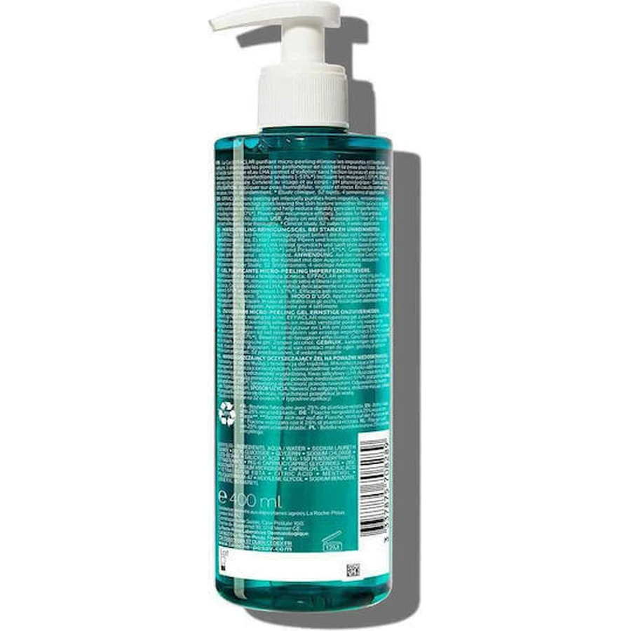 La Roche Posay Effaclar Микропилинг-гель для лица для кожи, склонной к акне 400 мл: цены и характеристики