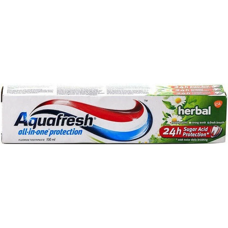 Зубна паста Aquafresh Все-в-одному захист на травах 100мл: ціни та характеристики