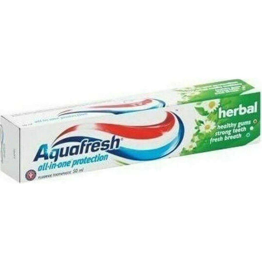 Зубна паста Aquafresh Все-в-одному захист на травах 100мл: ціни та характеристики