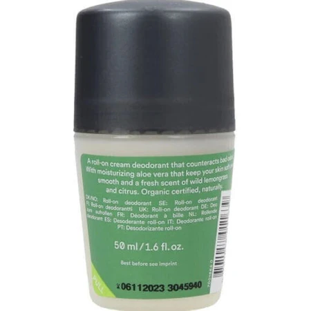 Дезодорант-рулон Urtekram Cream Wild Lemongrass Дезодорант-рулон 50мл: ціни та характеристики