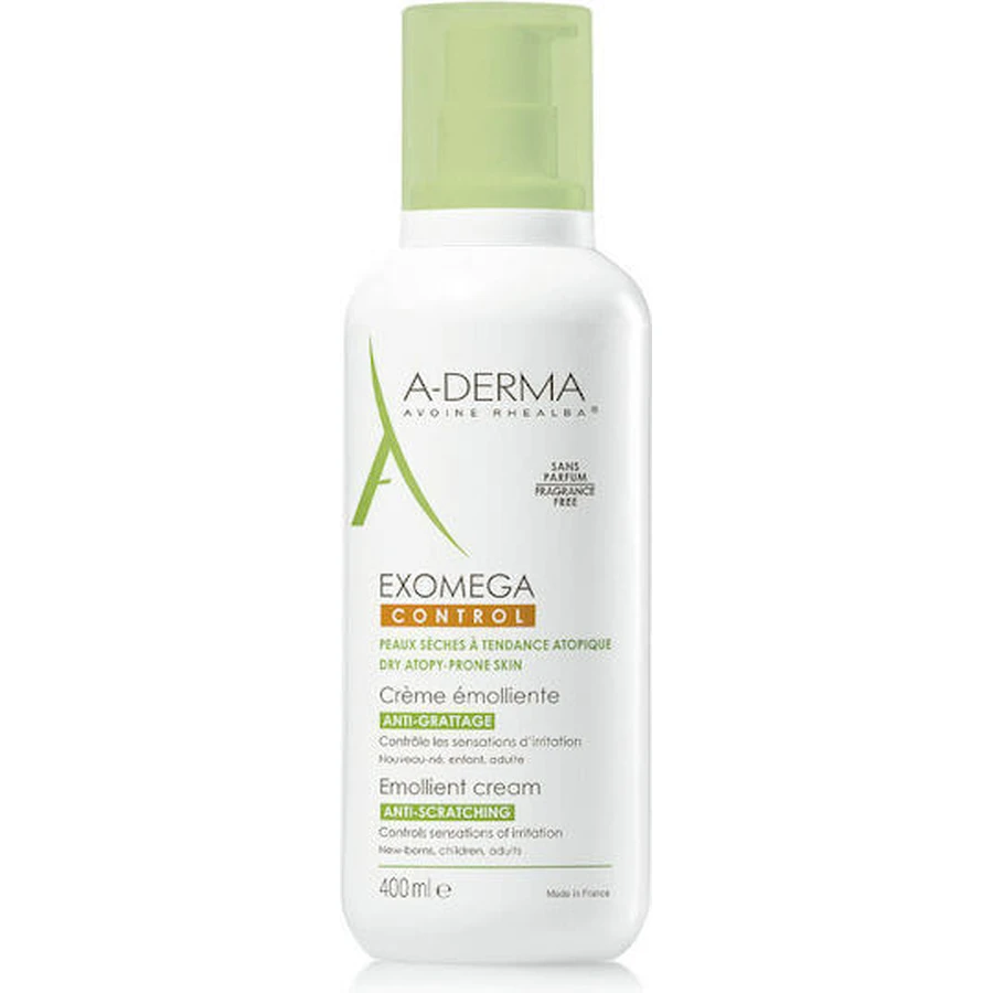 A-Derma Exomega Exomega Control Emollient Cream Увлажняющий регенерирующий крем для атопичной кожи 400 мл: цены и характеристики
