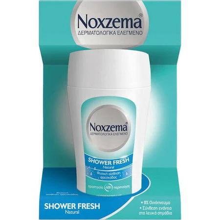 Noxzema Shower Fresh Свежесть натуральный антиперспирант-дезодорант 48ч ролл-он 50мл: цены и характеристики