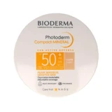 Bioderma Photoderm Photoderm Компактна мінеральна сонцезахисна водостійка мінеральна пудра для обличчя SPF50 з пігментним світлом 10гр