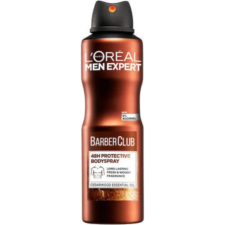 L'Oreal Paris Men Expert Men Mex Mex Barber Club Дезодорант 48ч спрей 150мл: цены и характеристики