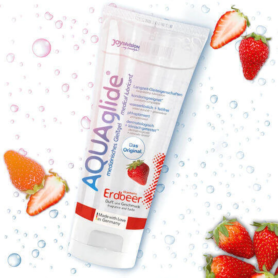 JoyDivision AquaGlide Lube Gel Strawberry 100 мл: цены и характеристики