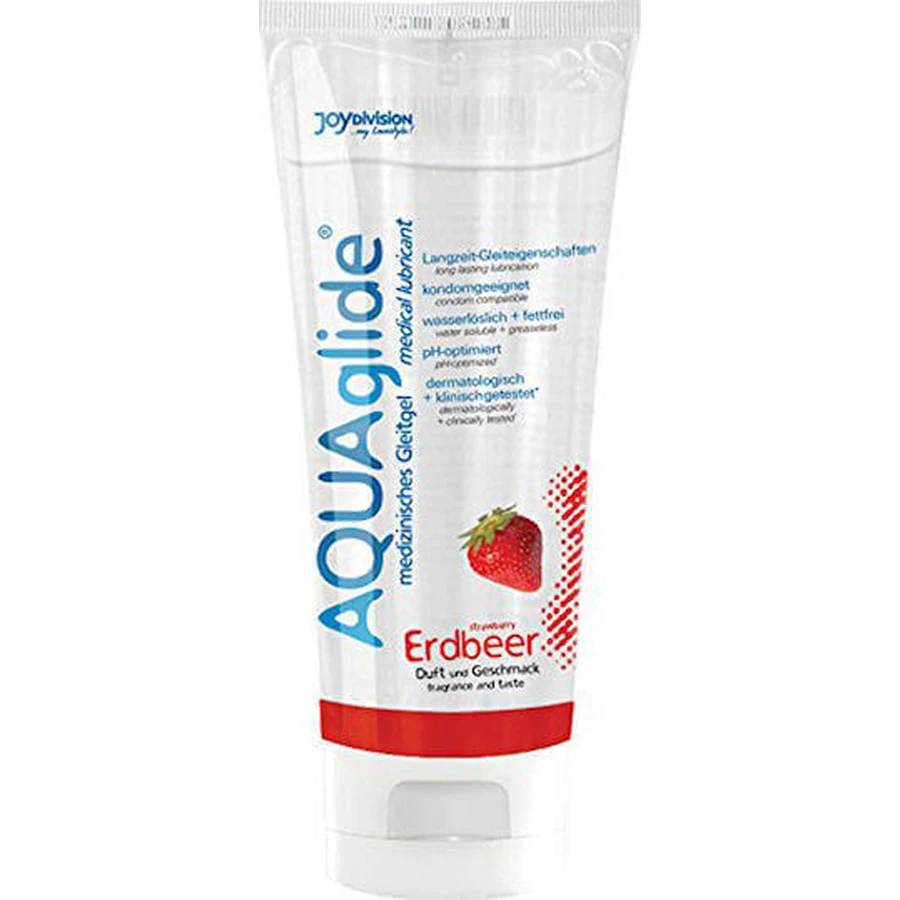 JoyDivision AquaGlide Lube Gel Strawberry 100 мл: цены и характеристики