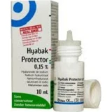 Thea Pharma Hellas Hellas Hyabak Protector 0,15% Гиалуроновая кислота глазные капли для сухих глаз 10 мл