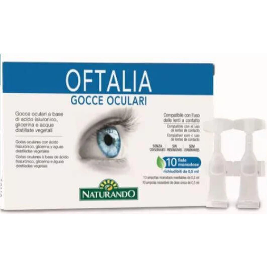 Naturando Oftalia Eye Drops Краплі очні 10х0,5мл: ціни та характеристики
