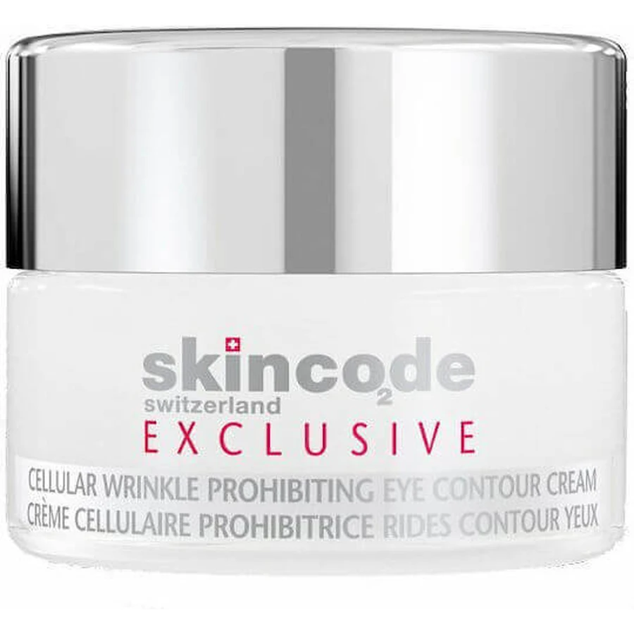 Skincode Ексклюзивний антивіковий і тонізуючий крем для шкіри навколо очей SPF50 з гіалуроновою кислотою 15мл: ціни та характеристики