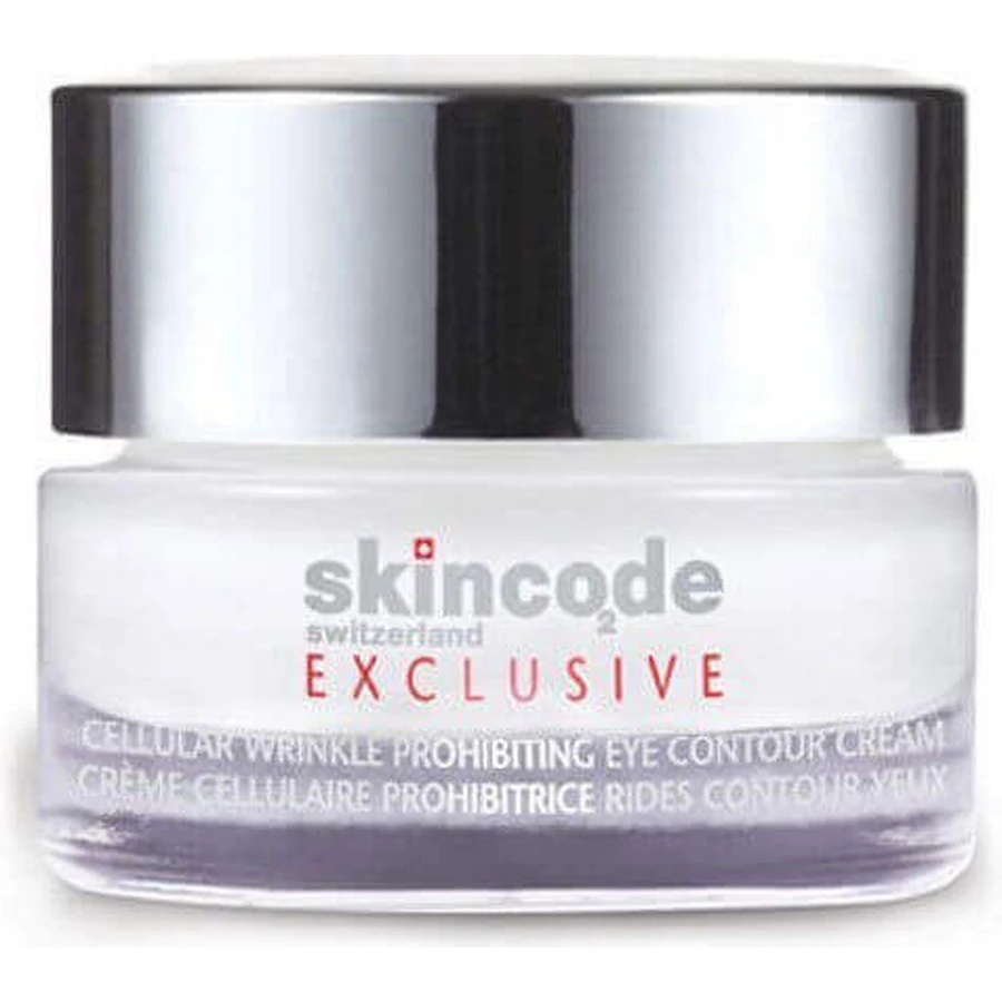 Skincode Ексклюзивний антивіковий і тонізуючий крем для шкіри навколо очей SPF50 з гіалуроновою кислотою 15мл: ціни та характеристики