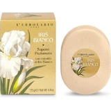 L' Erbolario Белый Ирис Sapone Profumato Iris Bianco Body Soap Bar 1pc