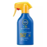 Nivea Сонцезахисний крем-помпа 270 мл Захист і зволоження SPF50+ для дітей