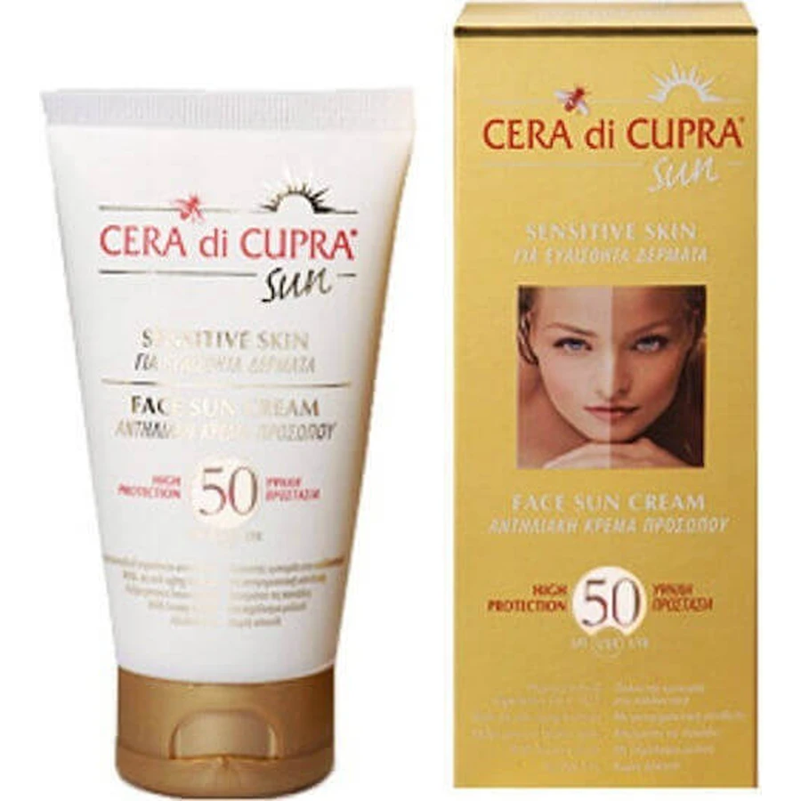 Сонцезахисний крем для чутливої шкіри Cera di Cupra Antilia Face Cream SPF50 75 мл: ціни та характеристики