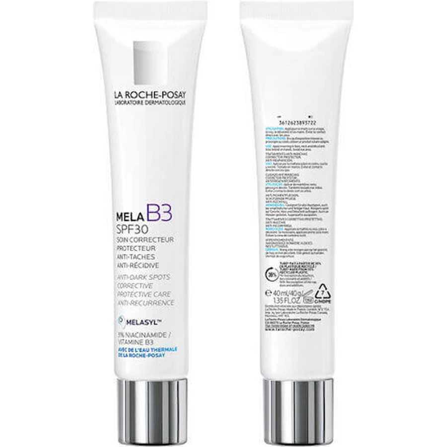 La Roche Posay Apple B3 UV Дневной крем для лица с SPF30 против пигментных пятен 40 мл: цены и характеристики