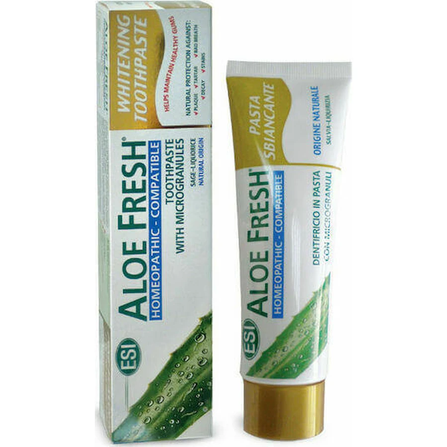 Відбілююча зубна паста ESI Aloe Fresh Whitening Відбілююча зубна паста 100 мл: ціни та характеристики