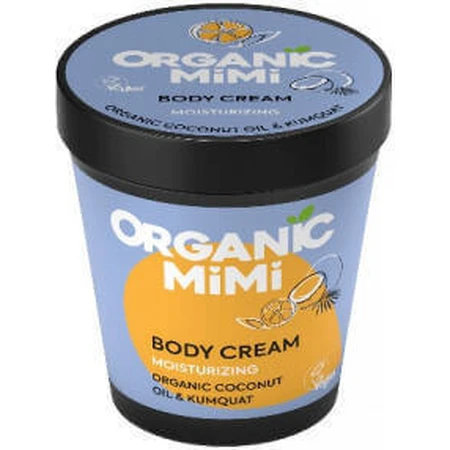 Увлажняющий крем для тела с алоэ вера и ароматом кокоса Organic Mimi Coconut and Kumquat для очень сухой кожи 200 мл: цены и характеристики