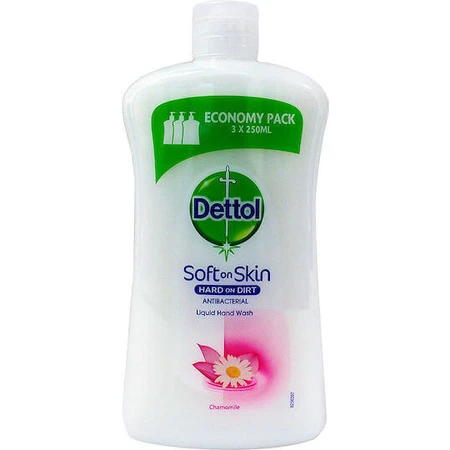 Dettol Chamomile Ромашка М'який на шкірі Твердий на бруді Поповнення ромашкового мила-крему 750мл: ціни та характеристики