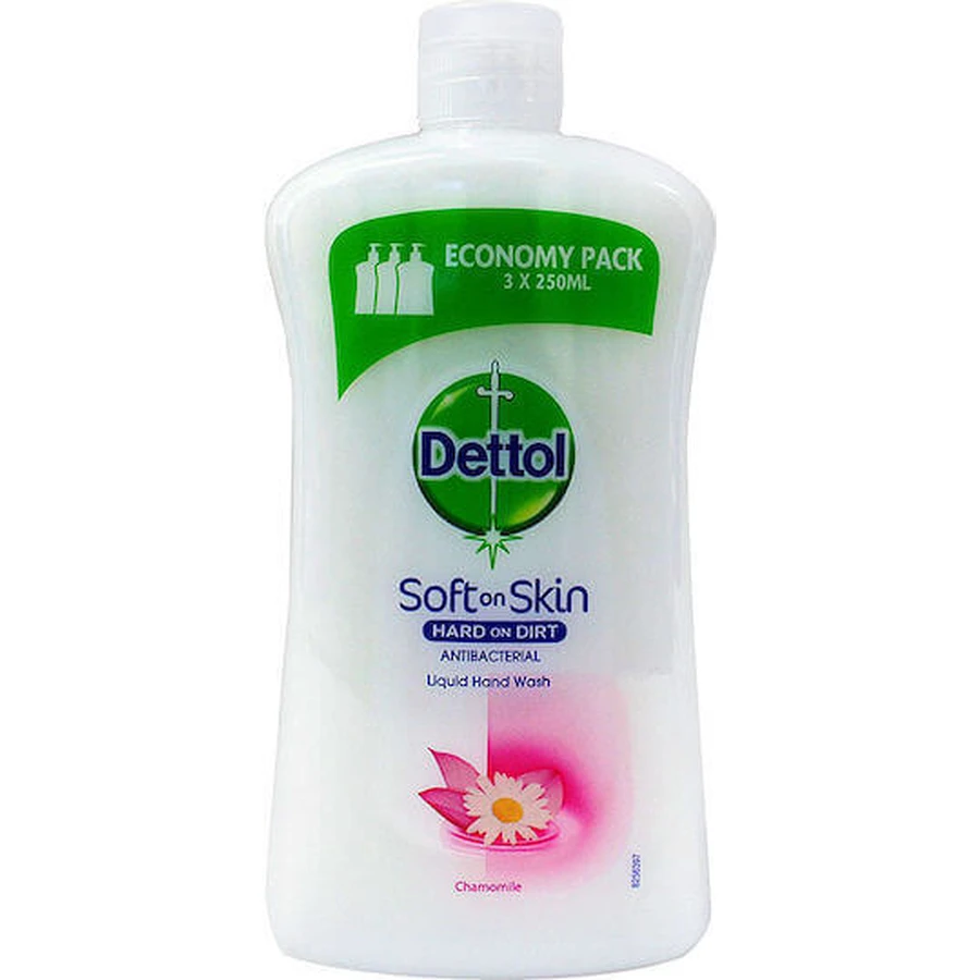 Dettol Chamomile Ромашка М'який на шкірі Твердий на бруді Поповнення ромашкового мила-крему 750мл: ціни та характеристики
