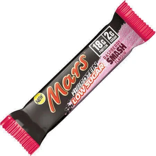 Батончик Mars HiProtein з протеїном 18г та смаком малинового пюре 55г