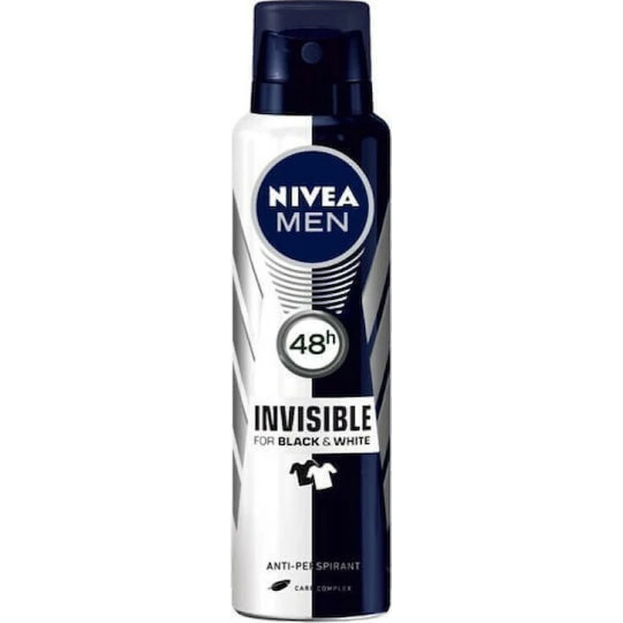 Nivea Men Invisible for Black & White дезодорант-антиспірант-спрей 48 год дезодорант-спрей 150 мл: ціни та характеристики