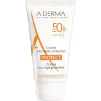 A-Derma Protect Cream Без аромата Солнцезащитный крем для лица SPF50 40 мл: цены и характеристики