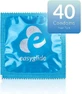 Easyglide Original Prezervative Ribbed Natural 40oz