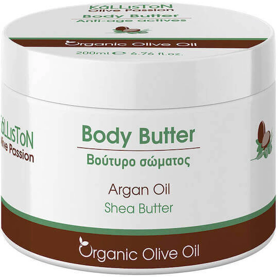Зволожуючий олійний крем для тіла Kalliston Bio Olive & Argan Oil Зволожуючий крем для тіла 200мл: ціни та характеристики