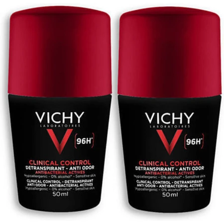 Дезодорант Vichy Clinical Control 96h Roll-On 2х50мл: ціни та характеристики