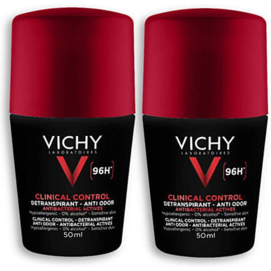 Дезодорант Vichy Clinical Control 96h Roll-On 2х50мл: ціни та характеристики