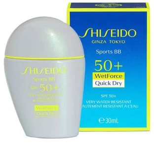 Shiseido Sports Sports BB Швидкий висихаючий водостійкий сонцезахисний крем для обличчя SPF50 з темним пігментом 30 мл