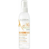A-Derma Protect Kids Водостойкий детский солнцезащитный крем-спрей SPF50 200 мл