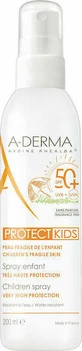 A-Derma Protect Kids Водостійкий дитячий сонцезахисний крем-спрей SPF50 200 мл