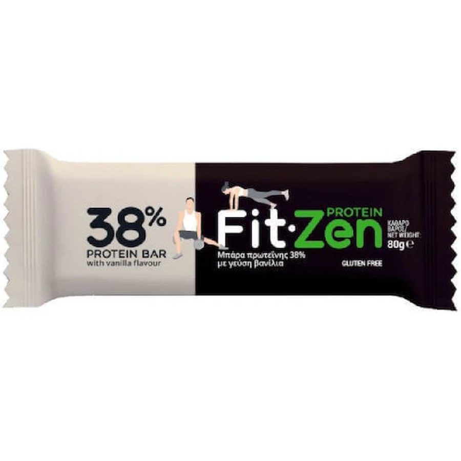 Naturals Fit-Zen батончик з 38% протеїну зі смаком ванілі 80гр: ціни та характеристики