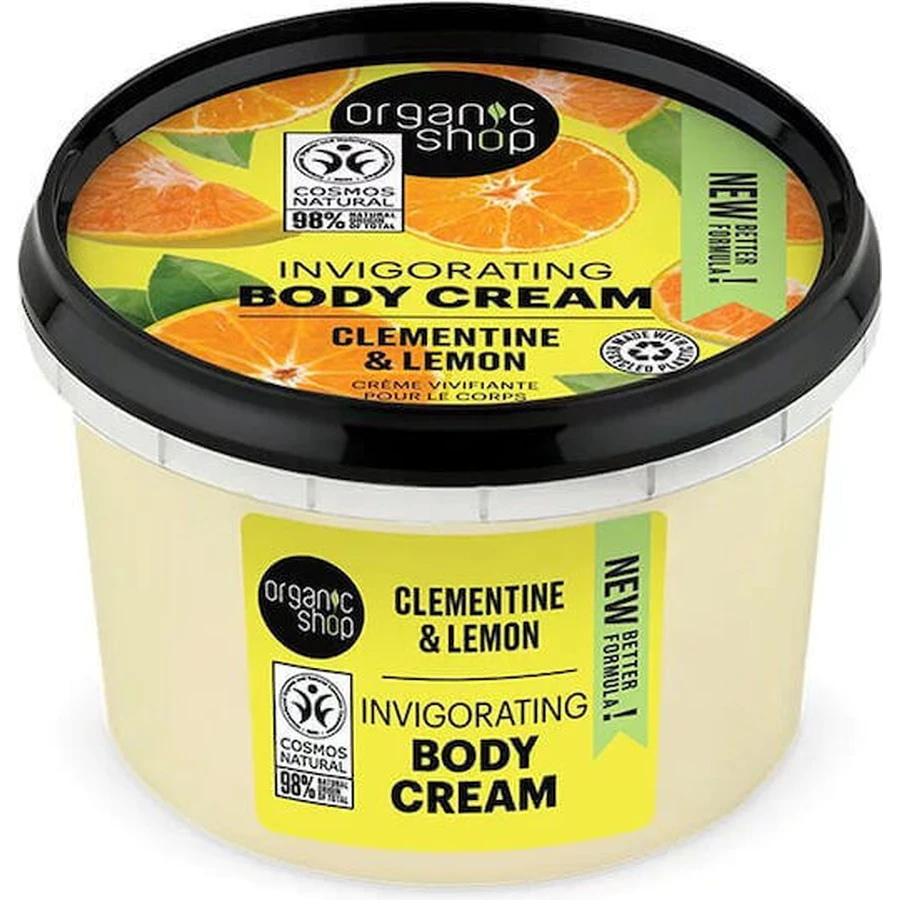 Зволожуючий крем для тіла Organic Shop Clementine & Lemon для всіх типів шкіри 250 мл: ціни та характеристики