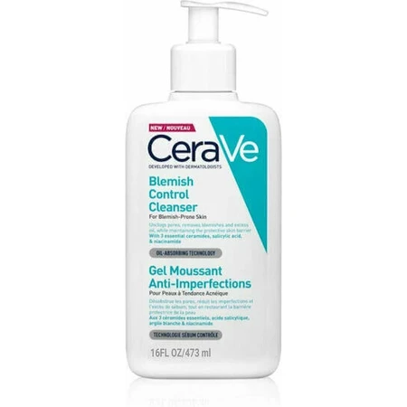 Гель для обличчя CeraVe Blemish Control для шкіри, схильної до акне 473 мл: ціни та характеристики