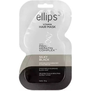 Ellips Silky Black Увлажняющая маска для волос 18 гр