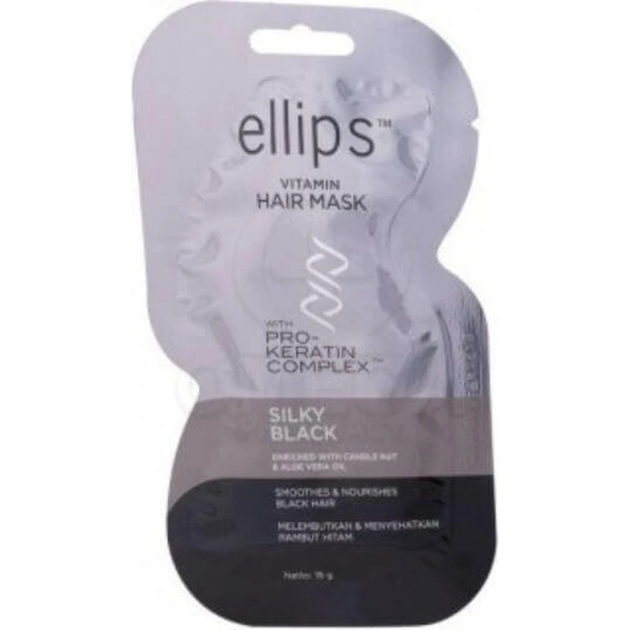 Ellips Silky Black Увлажняющая маска для волос 18 гр: цены и характеристики