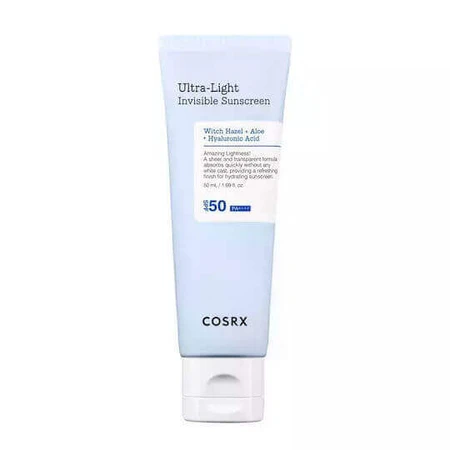 Cosrx Ультралегкий невидимий сонцезахисний крем для обличчя SPF50+ 50 мл: ціни та характеристики