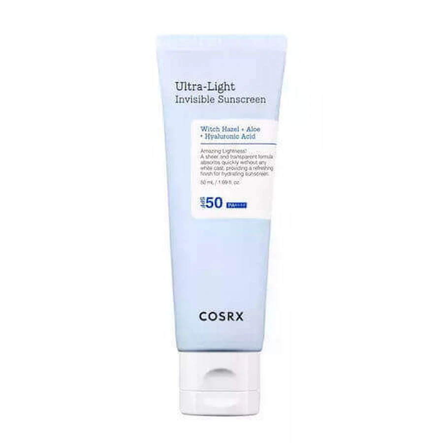 Cosrx Ультралегкий невидимий сонцезахисний крем для обличчя SPF50+ 50 мл: ціни та характеристики