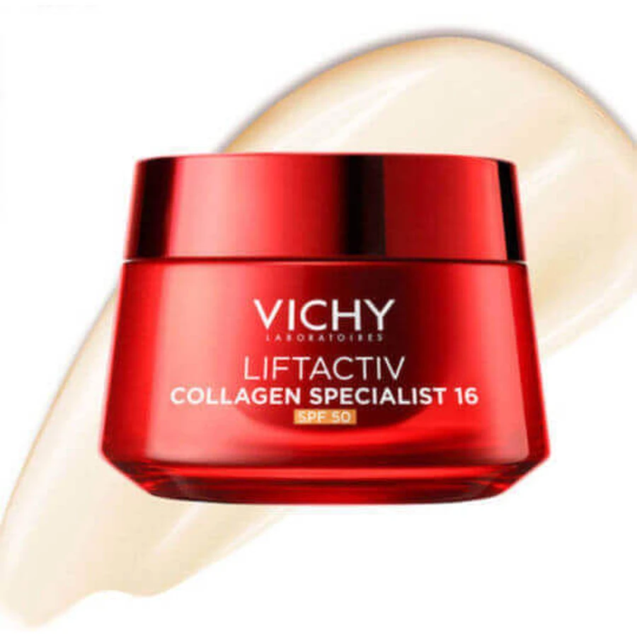 Vichy Liftactiv Увлажняющий дневной крем для лица с SPF50 и коллагеном 50 мл: цены и характеристики
