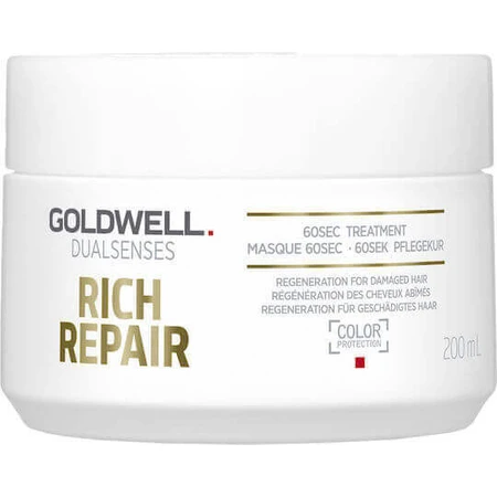 Goldwell Dual Senses Rich Repair 60Sec Восстанавливающая маска для волос 200 мл: цены и характеристики