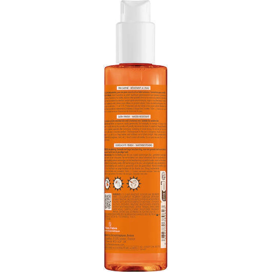 Eau Thermale Avène Avène Сонцезахисна олія Водостійка сонцезахисна олія для тіла SPF30 Сонцезахисний спрей для тіла 200мл: ціни та характеристики