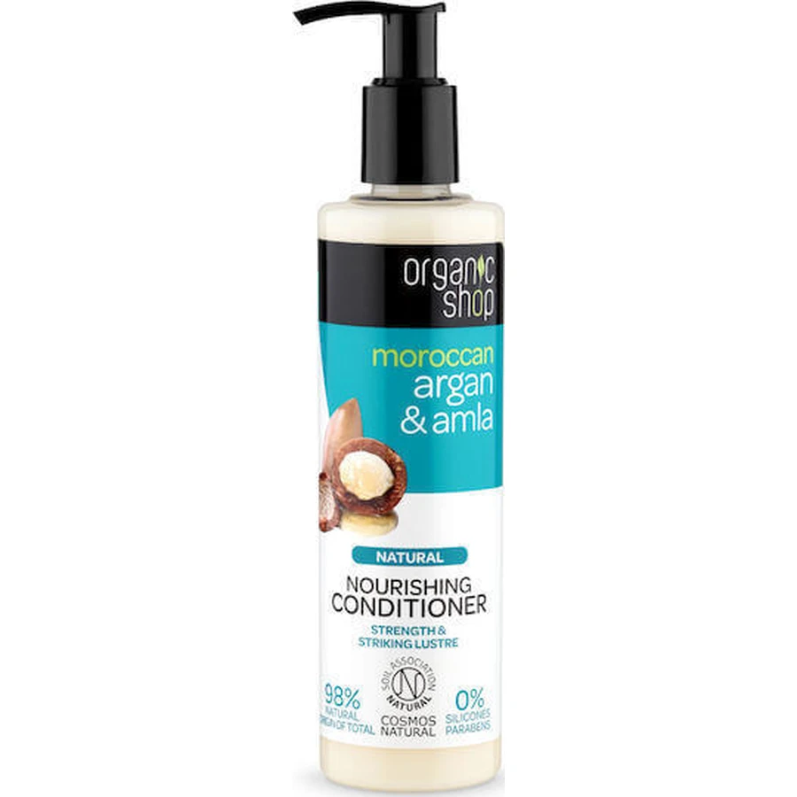 Natura Siberica Organic Shop Аргана та Амла відновлювальний/живильний кондиціонер для всіх типів волосся 280 мл: ціни та характеристики