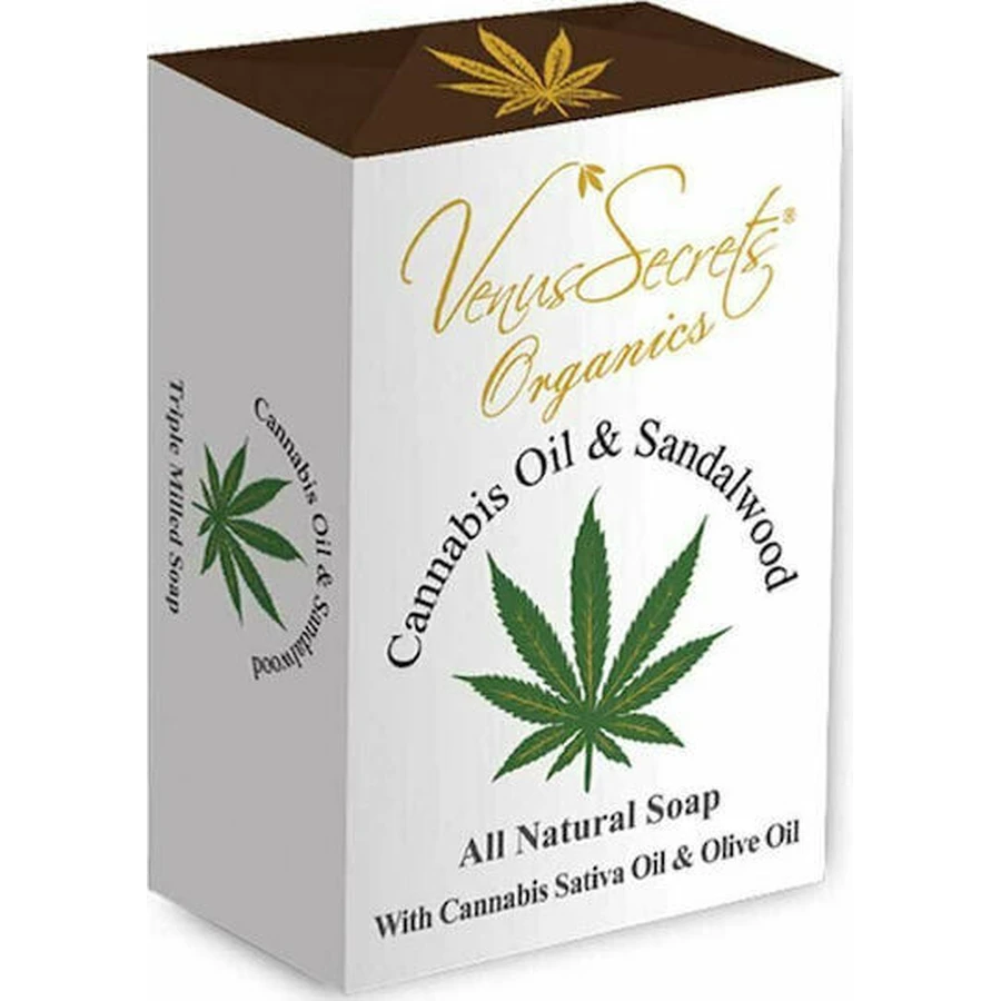 Мило для тіла Venus Secrets Cannabis Secrets Олія конопель та сандалового дерева 150гр: ціни та характеристики