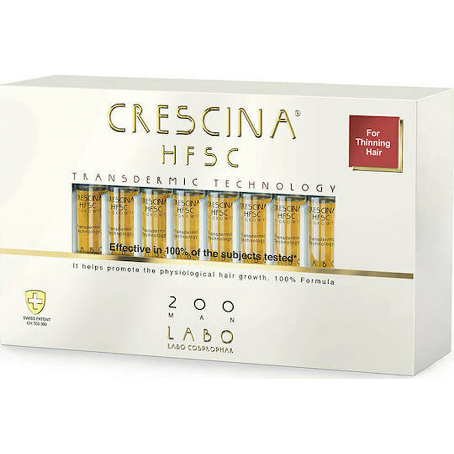 Labo Caducrex Caducrex Transdermic HFSC Ампулы для волос от выпадения для мужчин 20х3,5 мл: цены и характеристики