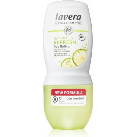 Дезодорант Lavera Natural & Fresh Дезодорант з органічним лаймом та природними мінералами Дезодорант натуральний 48-годинний рулонний дезодорант без алюмінію 50 мл: ціни та характеристики