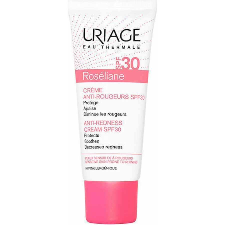 Uriage Rosaliane Face Moisturising Cream SPF30 Крем для лица против покраснений с центеллой азиатской 40 мл: цены и характеристики