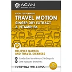Agan Travel Motion сухой экстракт имбиря и витамин B6 от тошноты 10 травяных капсул: цены и характеристики