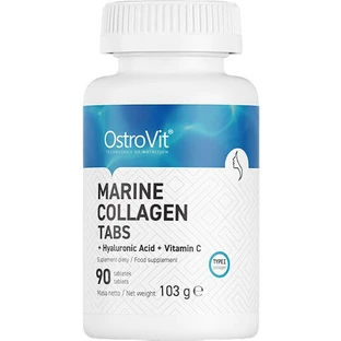 OstroVit Морський колаген з гіалуроновою кислотою та вітаміном С з гіалуроновою кислотою та вітаміном С 90 таб.